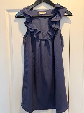 Pins & Needles Ruffle Neck Mini Dress